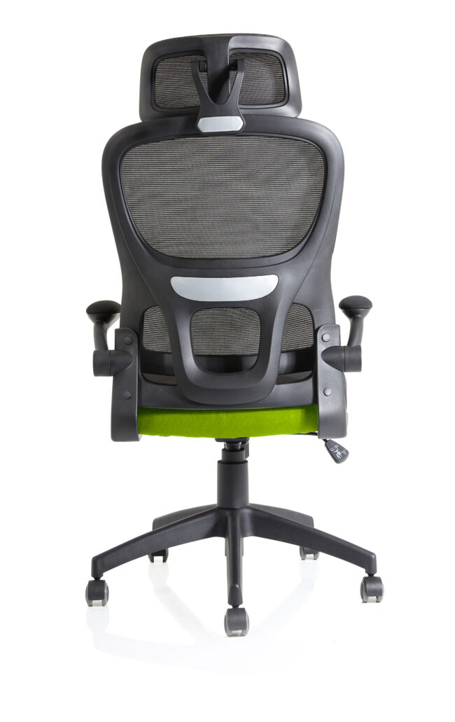 iris task operator mesh back fabric seat with headrest