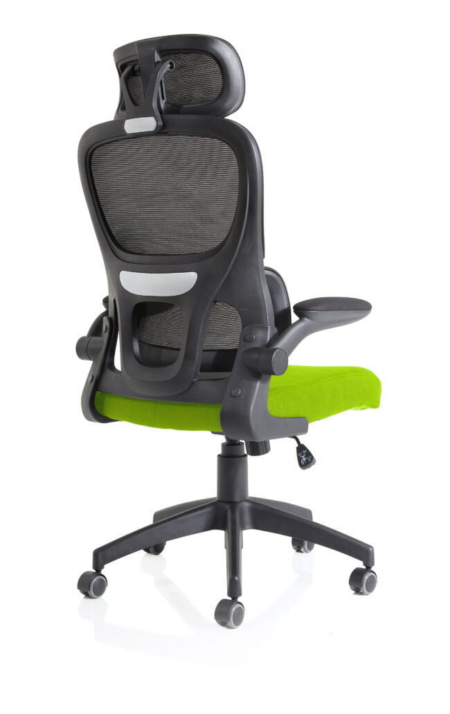 iris task operator mesh back fabric seat with headrest