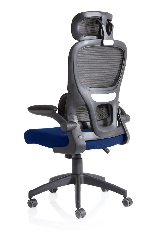 iris task operator mesh back fabric seat with headrest