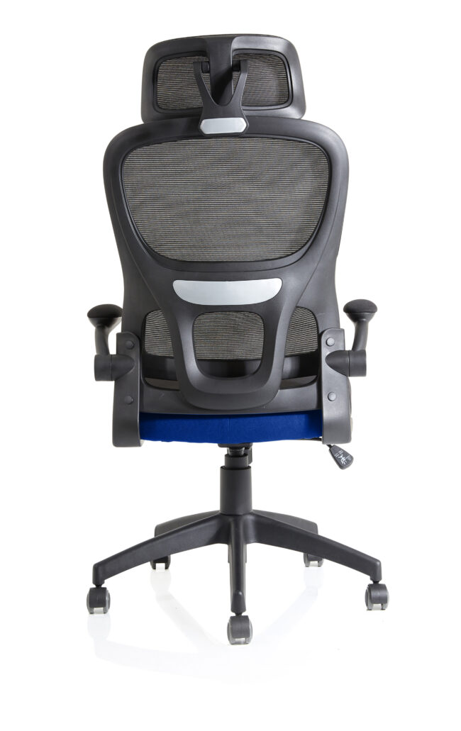 iris task operator mesh back fabric seat with headrest