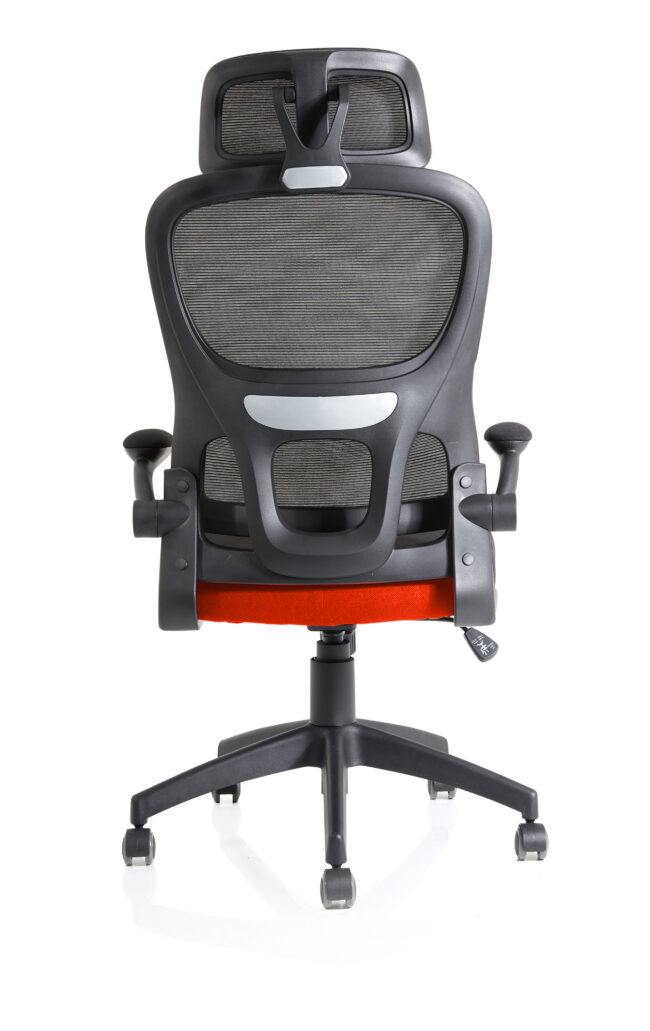 iris task operator mesh back fabric seat with headrest