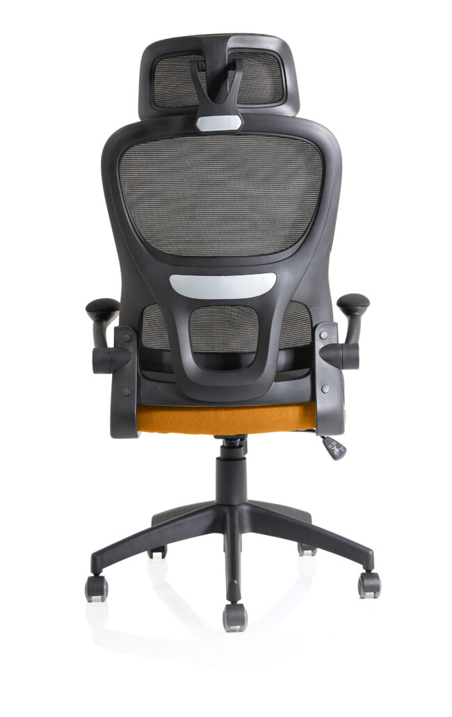 iris task operator mesh back fabric seat with headrest