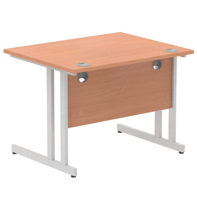 impulse 1000mm straight desk cantilever leg