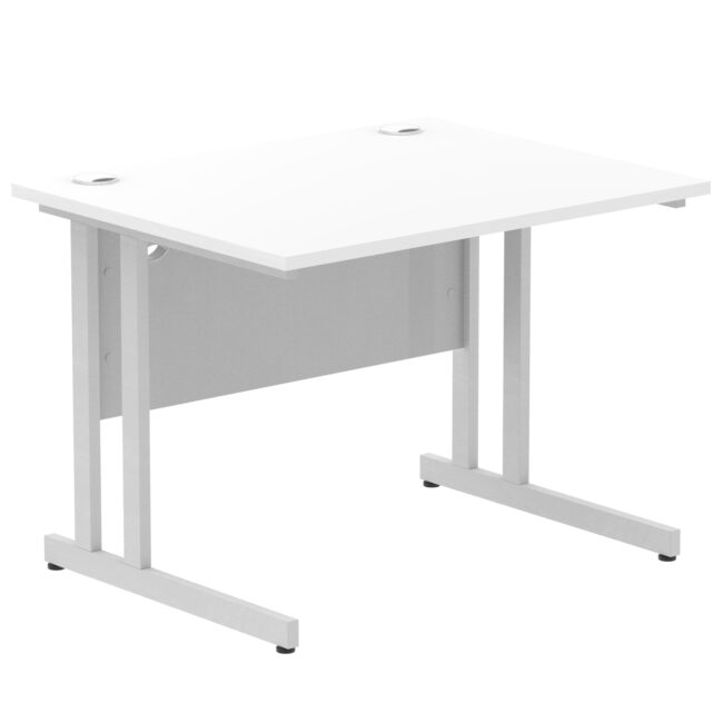 impulse 1000mm straight desk cantilever leg