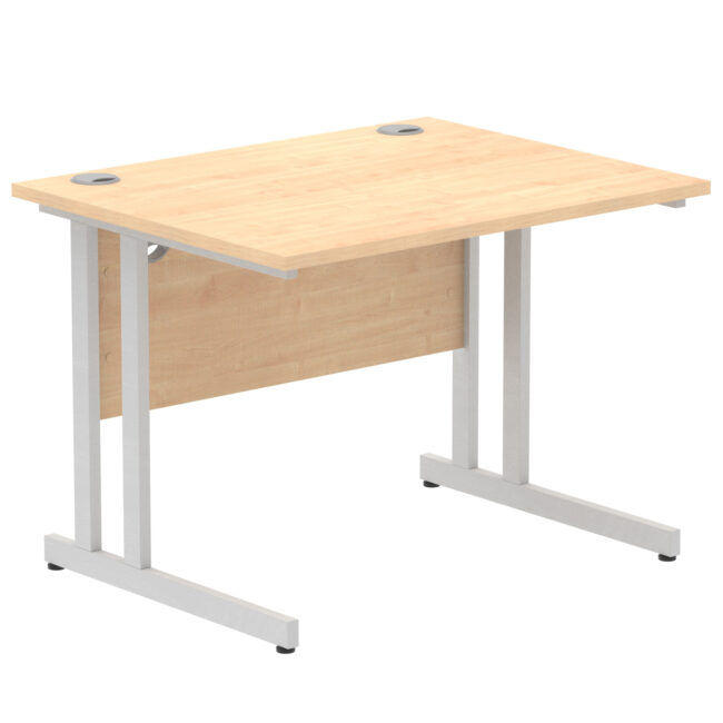 impulse 1000mm straight desk cantilever leg