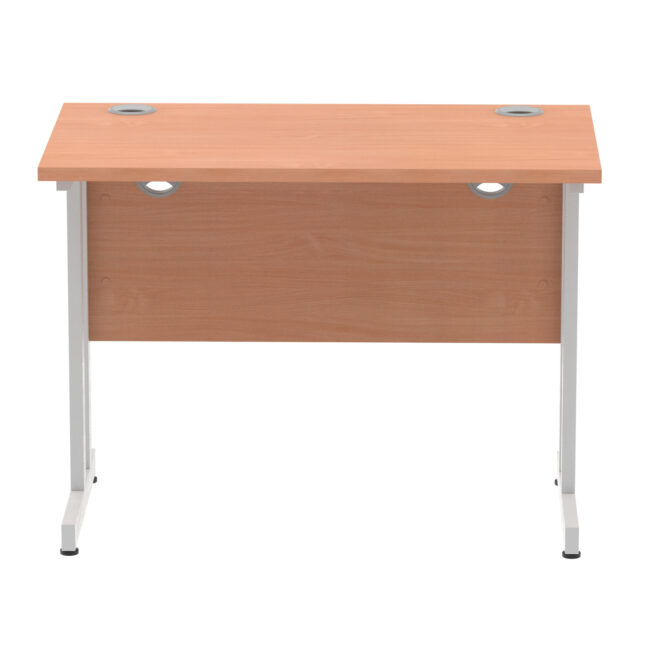 impulse 1000mm slimline desk cantilever leg