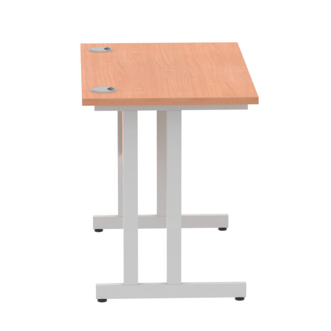 impulse 1000mm slimline desk cantilever leg
