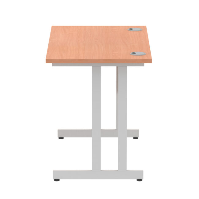 impulse 1000mm slimline desk cantilever leg