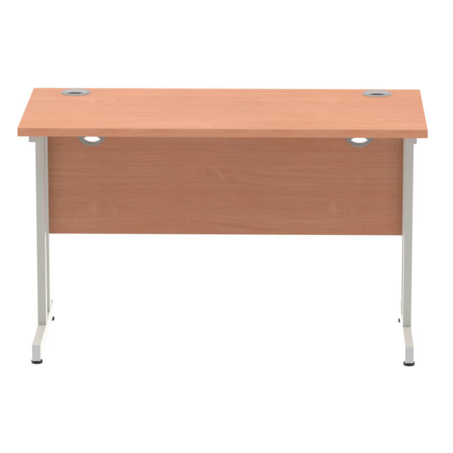 impulse 1200mm slimline desk cantilever leg