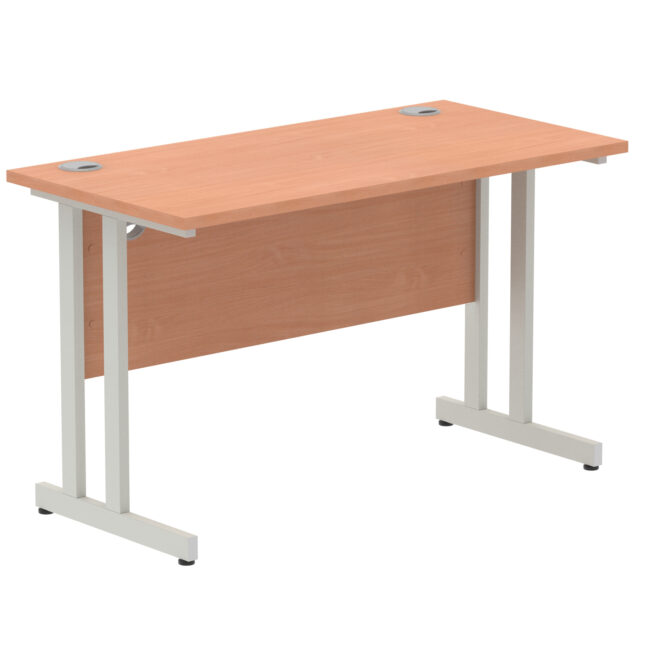 impulse 1200mm slimline desk cantilever leg