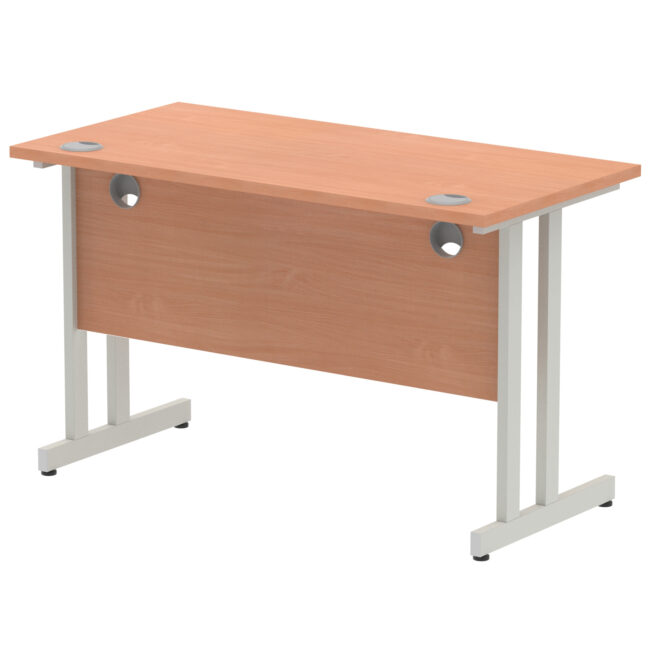 impulse 1200mm slimline desk cantilever leg