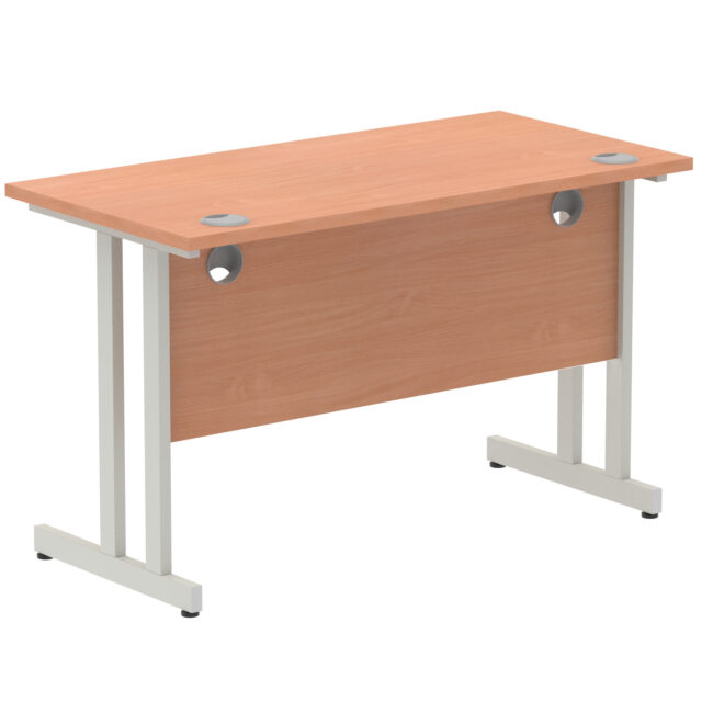 impulse 1200mm slimline desk cantilever leg
