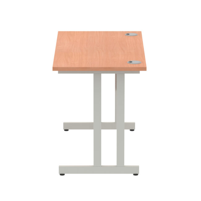 impulse 1200mm slimline desk cantilever leg