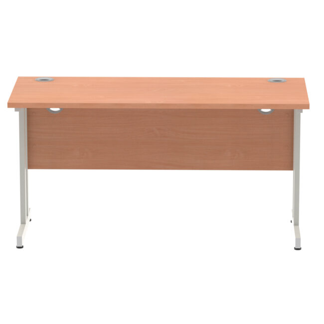 impulse 1400mm slimline desk cantilever leg