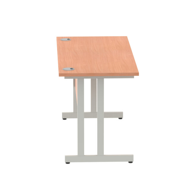 impulse 1400mm slimline desk cantilever leg