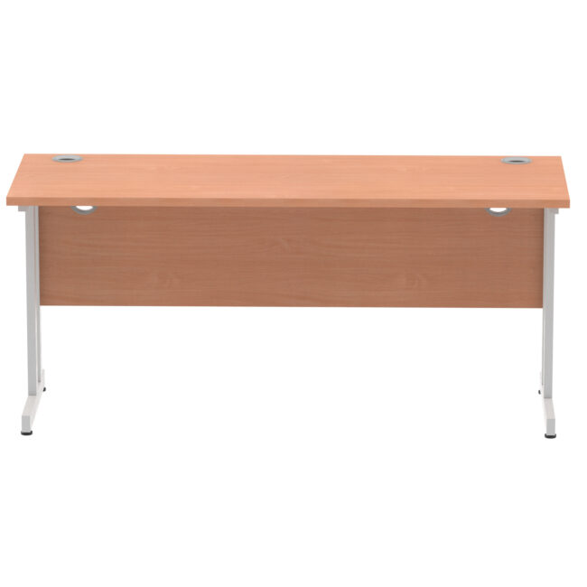 impulse 1600mm slimline desk cantilever leg