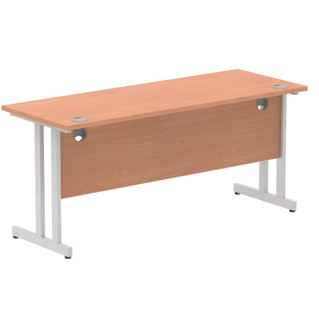 impulse 1600mm slimline desk cantilever leg