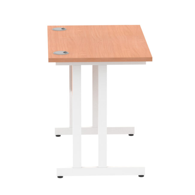 impulse 1000mm slimline desk cantilever leg