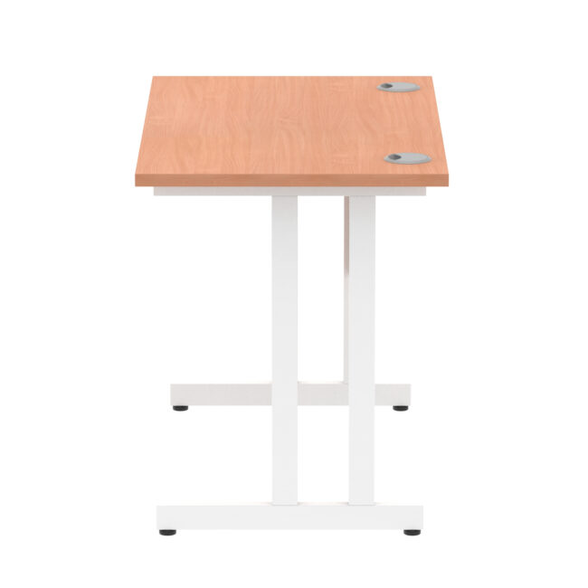 impulse 1000mm slimline desk cantilever leg