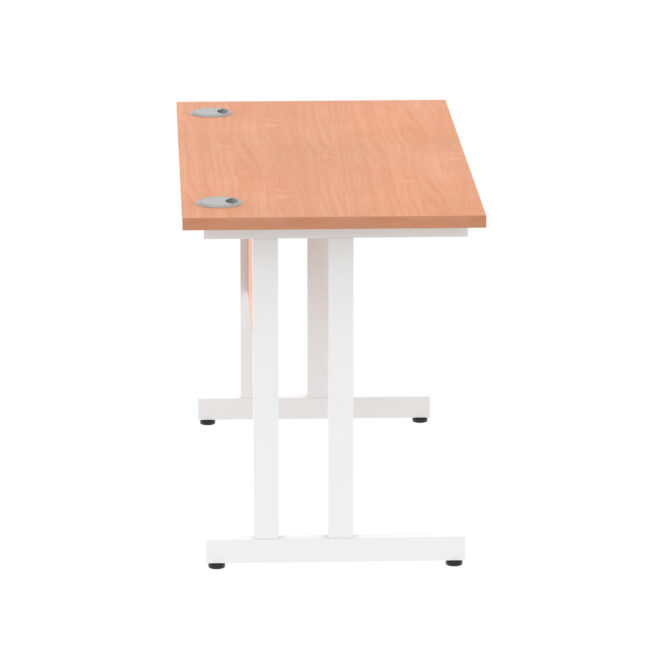 impulse 1200mm slimline desk cantilever leg