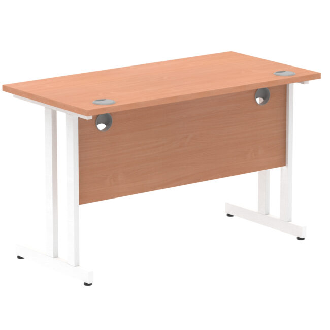 impulse 1200mm slimline desk cantilever leg