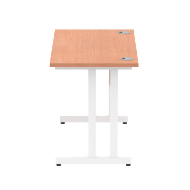 impulse 1200mm slimline desk cantilever leg