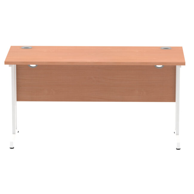 impulse 1400mm slimline desk cantilever leg