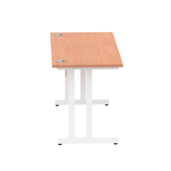 impulse 1400mm slimline desk cantilever leg