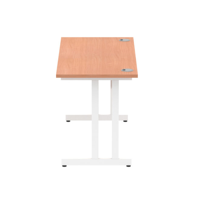 impulse 1400mm slimline desk cantilever leg