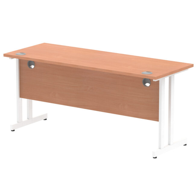 impulse 1600mm slimline desk cantilever leg