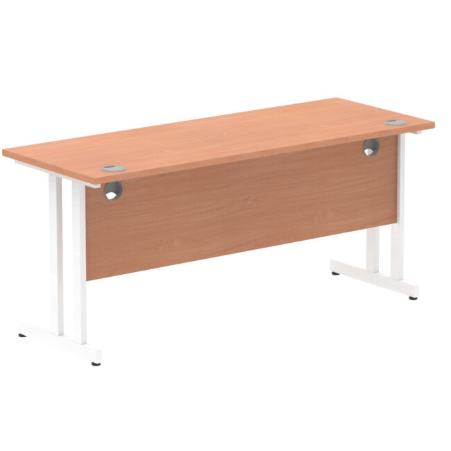 impulse 1600mm slimline desk cantilever leg