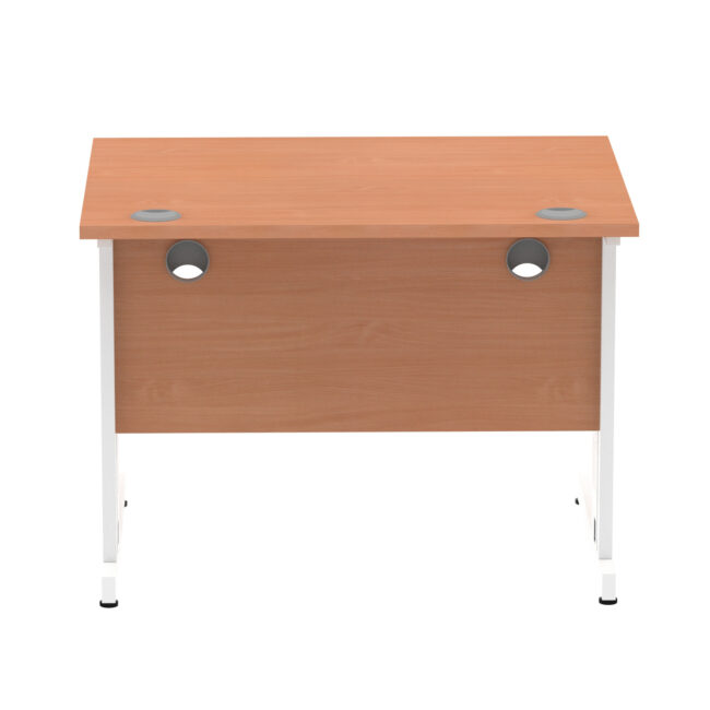 impulse 1000mm straight desk cable managed leg