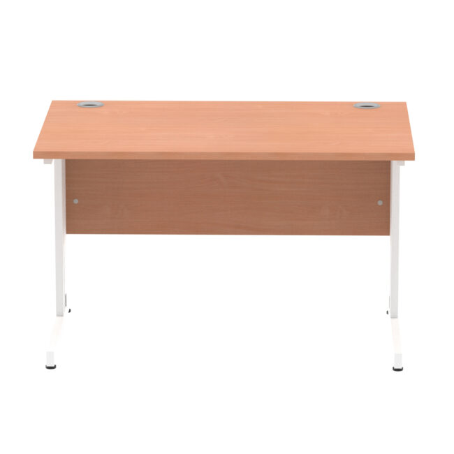 impulse 1200mm straight desk cable managed leg