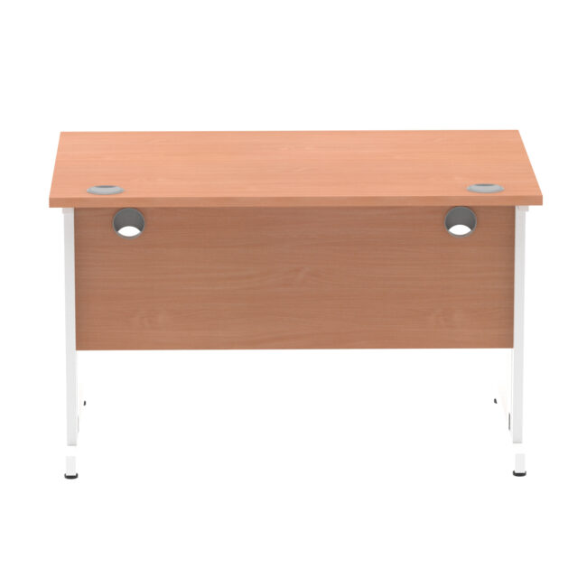 impulse 1200mm straight desk cable managed leg