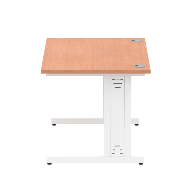 impulse 1200mm straight desk cable managed leg