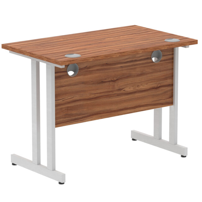impulse 1000mm slimline desk cantilever leg