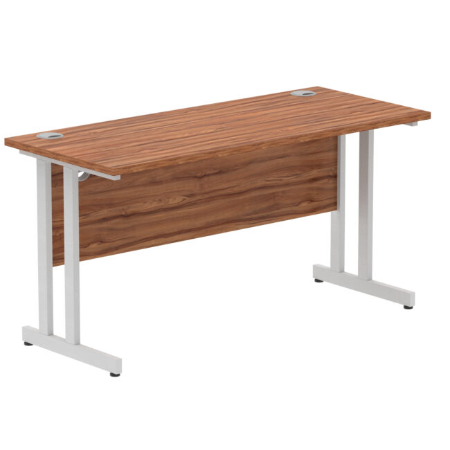 impulse 1400mm slimline desk cantilever leg