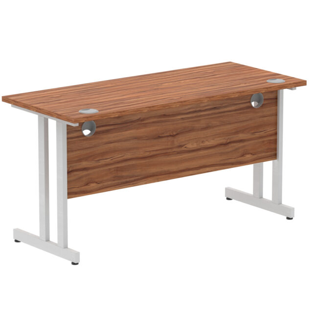 impulse 1400mm slimline desk cantilever leg