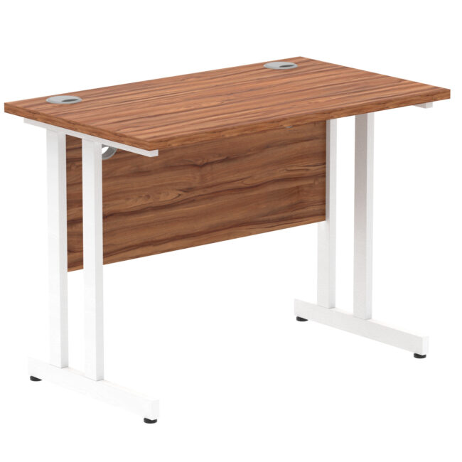 impulse 1000mm slimline desk cantilever leg