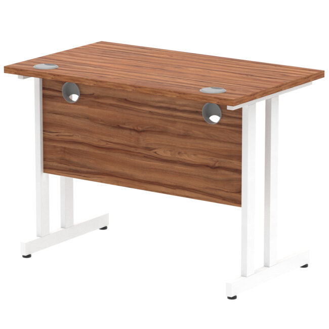 impulse 1000mm slimline desk cantilever leg