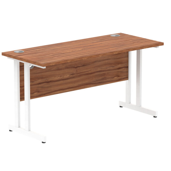 impulse 1400mm slimline desk cantilever leg