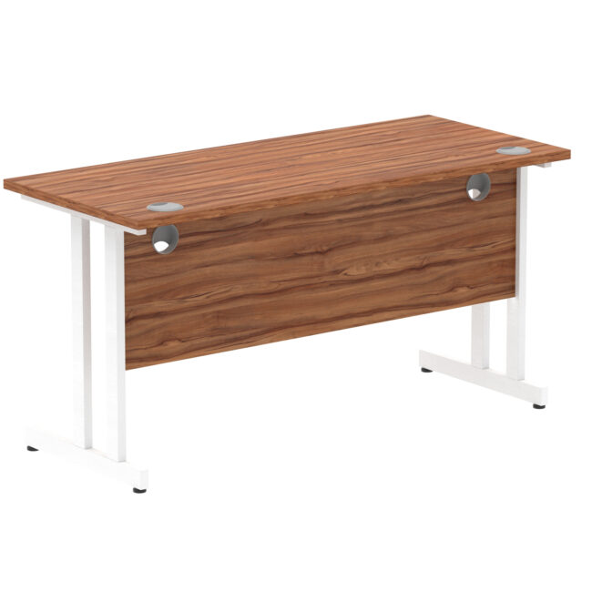 impulse 1400mm slimline desk cantilever leg