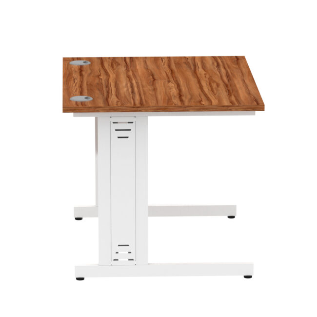 impulse 1000mm straight desk cable managed leg