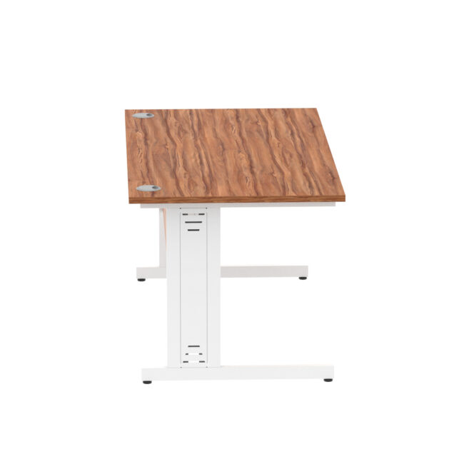 impulse 1600mm straight desk cable managed leg