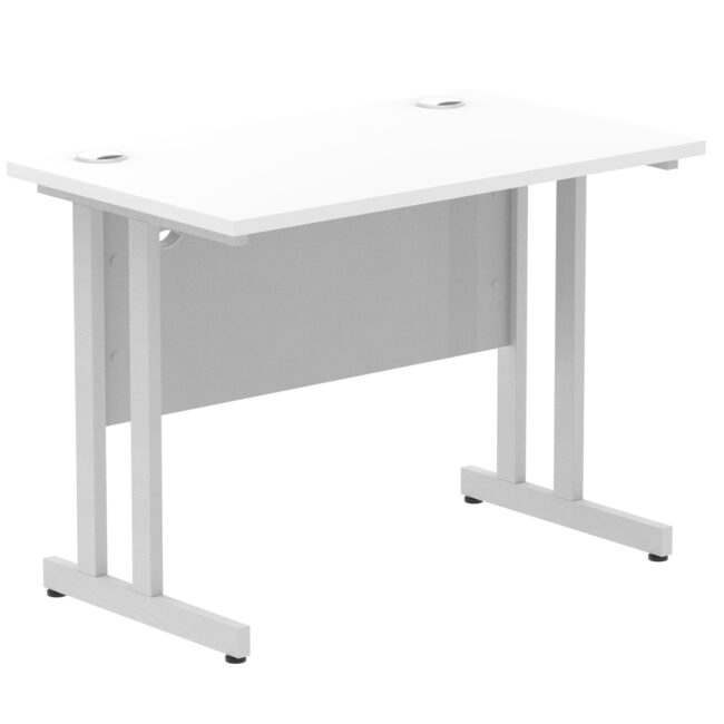 impulse 1000mm slimline desk cantilever leg