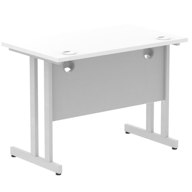 impulse 1000mm slimline desk cantilever leg