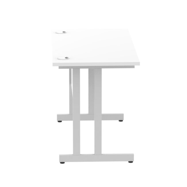 impulse 1200mm slimline desk cantilever leg