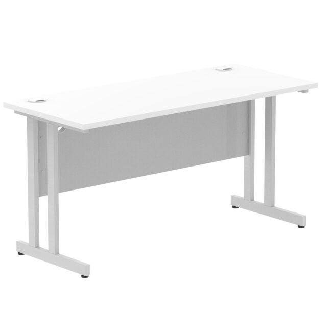 impulse 1400mm slimline desk cantilever leg