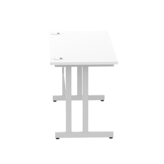 impulse 1400mm slimline desk cantilever leg