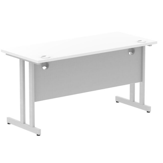 impulse 1400mm slimline desk cantilever leg